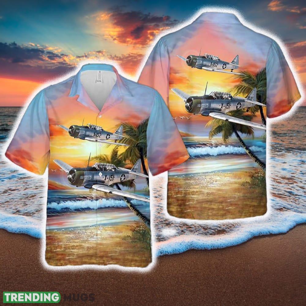 U.S. Army Air Forces North American AT-6C-NT Texan Hawaiian Shirt For Men And Women Gift Aloha Beach - U.S. Army Air Forces North American AT-6C-NT Texan Hawaiian Shirt For Men And Women Gift Aloha Beach
