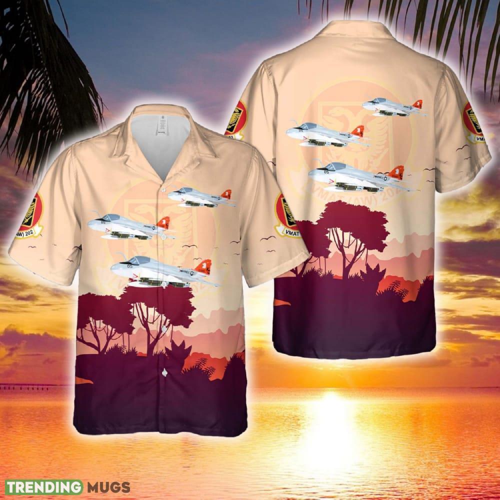 US Marine Corps A-6E Intruder Of VMAT(AW)-202 Double Eagles Hawaiian Shirt - US Marine Corps A-6E Intruder Of VMAT(AW)-202 Double Eagles Hawaiian Shirt US Marine Corps A-6E Intruder Of VMAT(AW)-202 Double Eagles Hawaiian Shirt - US Marine Corps A-6E Intruder Of VMAT(AW)-202 Double Eagles Hawaiian Shirt
