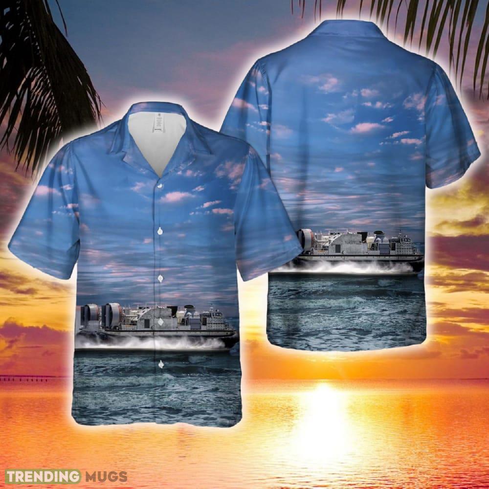 US Navy Landing Craft Air Cushion LCAC-101 Hawaiian Shirt - US Navy Landing Craft Air Cushion LCAC-101 Hawaiian Shirt