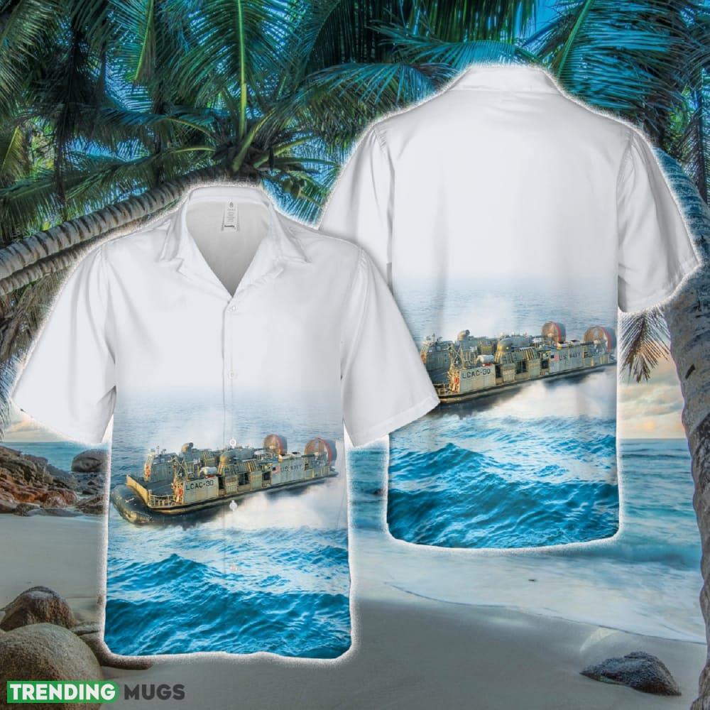 US Navy Landing Craft Air Cushion LCAC-30 Hawaiian Shirt - US Navy Landing Craft Air Cushion LCAC-30 Hawaiian Shirt US Navy Landing Craft Air Cushion LCAC-30 Hawaiian Shirt - US Navy Landing Craft Air Cushion LCAC-30 Hawaiian Shirt