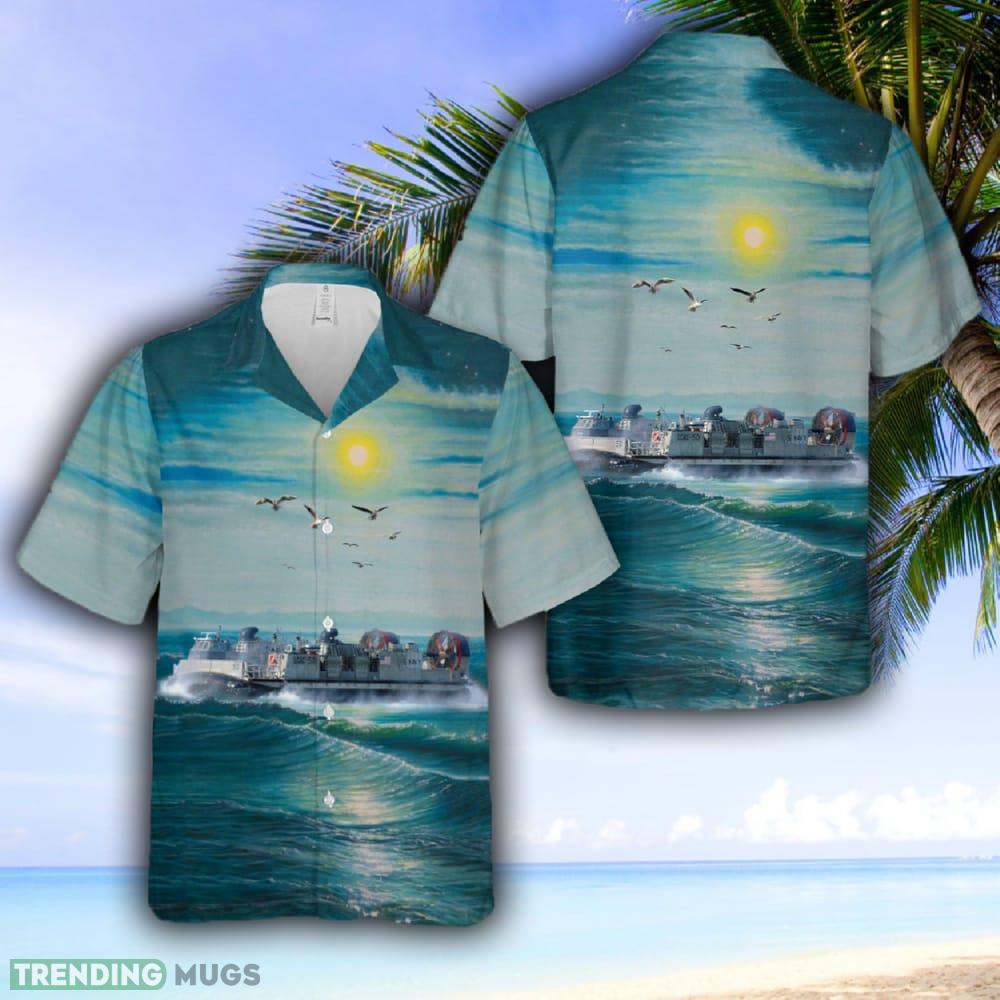 US Navy Landing Craft Air Cushion LCAC-50 Hawaiian Shirt - US Navy Landing Craft Air Cushion LCAC-50 Hawaiian Shirt US Navy Landing Craft Air Cushion LCAC-50 Hawaiian Shirt - US Navy Landing Craft Air Cushion LCAC-50 Hawaiian Shirt