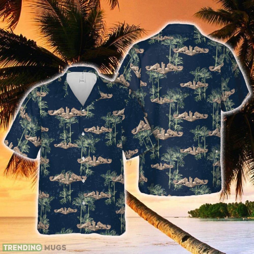 US Navy Submarine Warfare Insignia Hawaiian Shirt - US Navy Submarine Warfare Insignia Hawaiian Shirt US Navy Submarine Warfare Insignia Hawaiian Shirt - US Navy Submarine Warfare Insignia Hawaiian Shirt