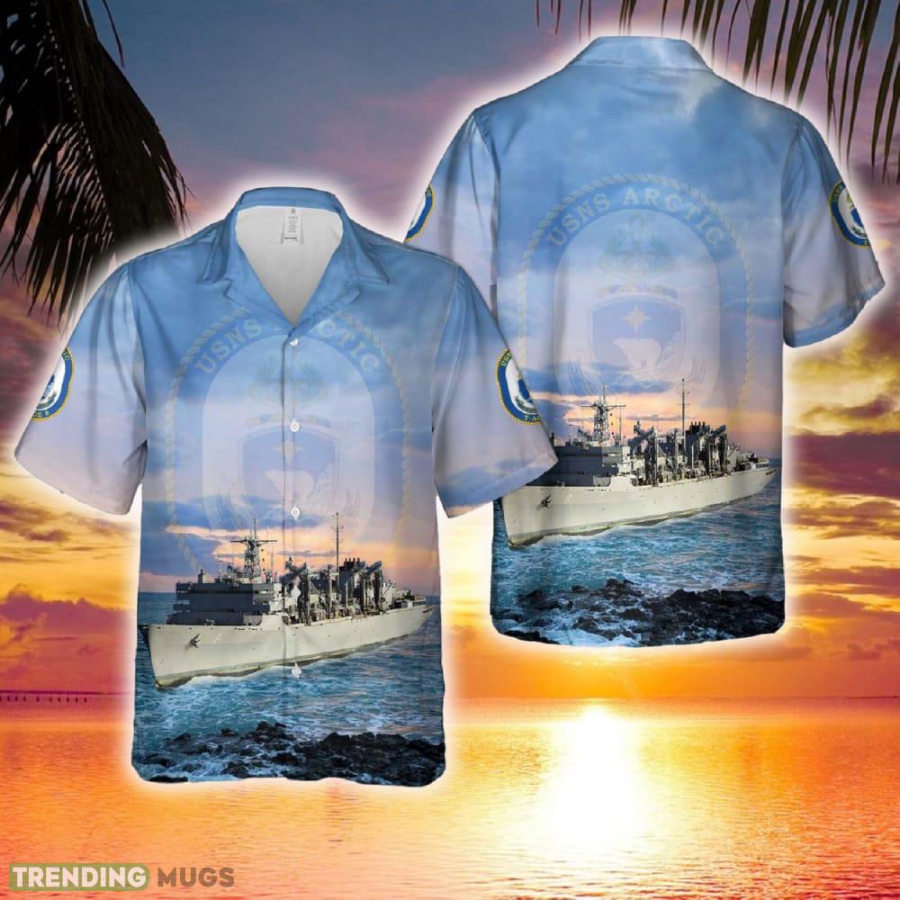 US Navy USNS Arctic (T-AOE-8) Hawaiian Shirt - US Navy USNS Arctic (T-AOE-8) Hawaiian Shirt US Navy USNS Arctic (T-AOE-8) Hawaiian Shirt - US Navy USNS Arctic (T-AOE-8) Hawaiian Shirt