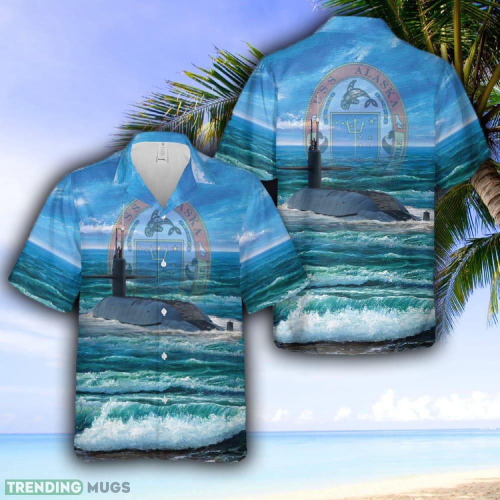 US Navy USS Alaska SSBN-732 Ohio class ballistic missile submarine Hawaiian Shirt - US Navy USS Alaska SSBN-732 Ohio class ballistic missile submarine Hawaiian Shirt US Navy USS Alaska SSBN-732 Ohio class ballistic missile submarine Hawaiian Shirt - US Navy USS Alaska SSBN-732 Ohio class ballistic missile submarine Hawaiian Shirt