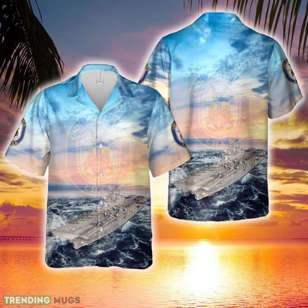US Navy USS America (LHA-6) America-class amphibious assault ship Hawaiian Shirt - US Navy USS America (LHA-6) America-class amphibious assault ship Hawaiian Shirt US Navy USS America (LHA-6) America-class amphibious assault ship Hawaiian Shirt - US Navy USS America (LHA-6) America-class amphibious assault ship Hawaiian Shirt