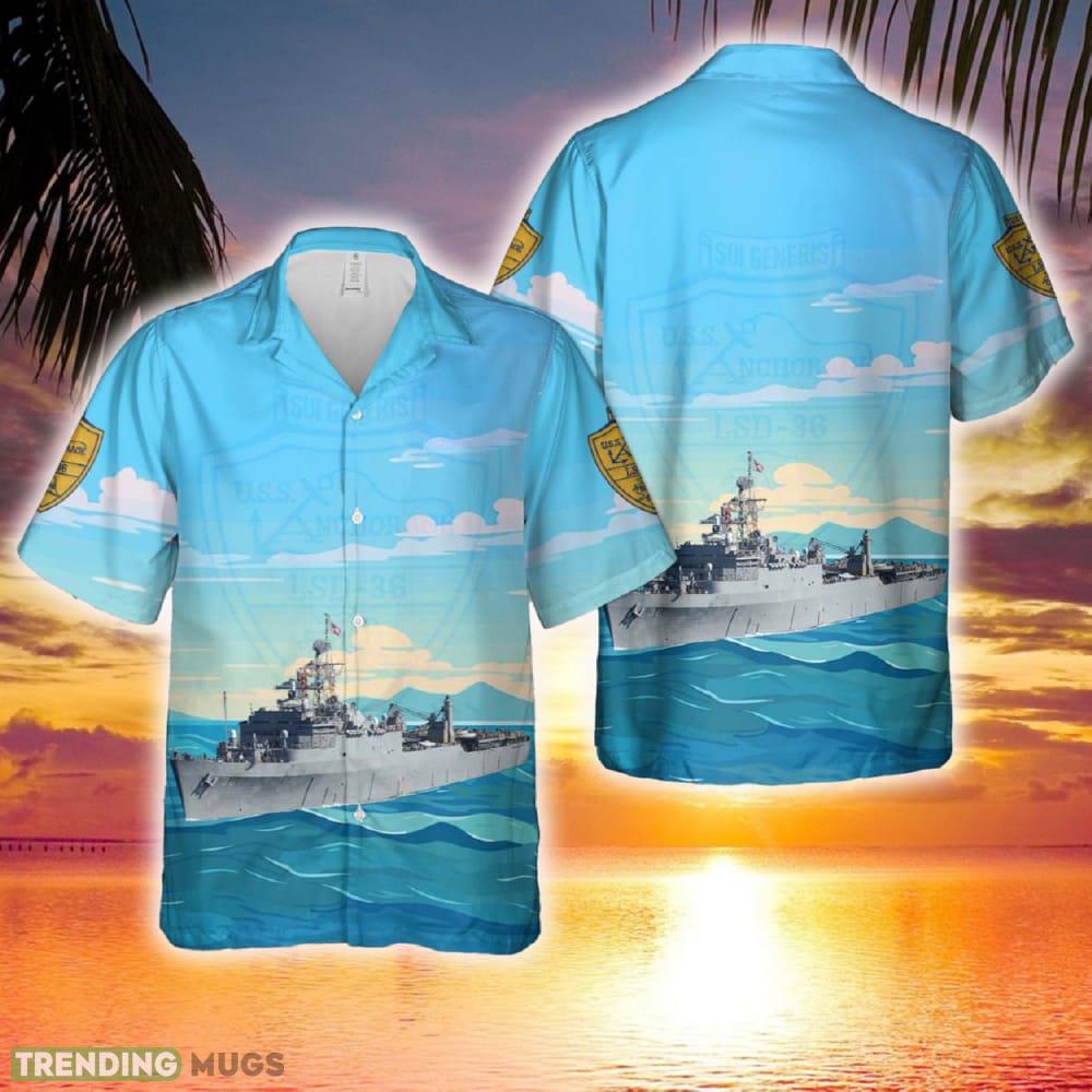 US Navy USS Anchorage (LSD-36) Hawaiian Shirt - US Navy USS Anchorage (LSD-36) Hawaiian Shirt US Navy USS Anchorage (LSD-36) Hawaiian Shirt - US Navy USS Anchorage (LSD-36) Hawaiian Shirt