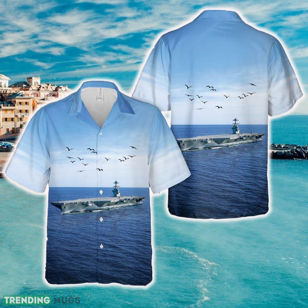 US Navy USS Gerald R. Ford (CVN-78) Hawaiian Shirt - US Navy USS Gerald R. Ford (CVN-78) Hawaiian Shirt US Navy USS Gerald R. Ford (CVN-78) Hawaiian Shirt - US Navy USS Gerald R. Ford (CVN-78) Hawaiian Shirt