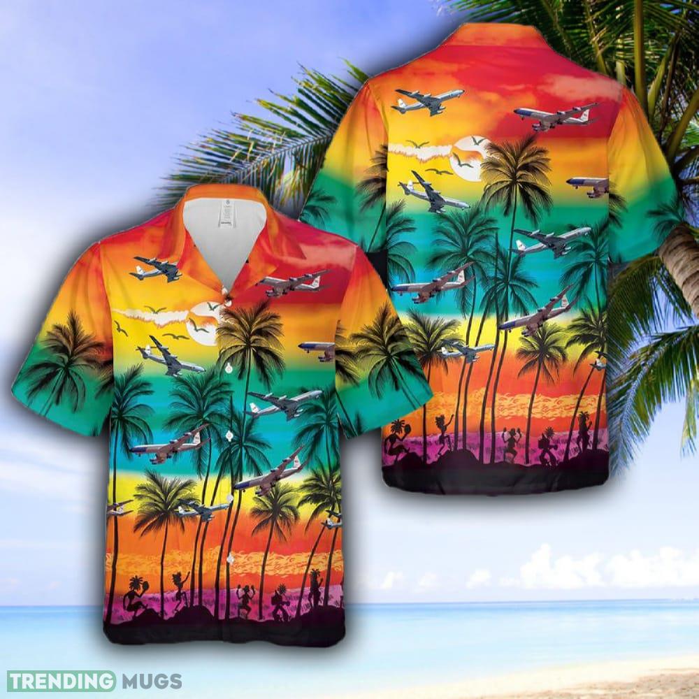 USAF Boeing VC-137 Hawaiian Shirt - USAF Boeing VC-137 Hawaiian Shirt USAF Boeing VC-137 Hawaiian Shirt - USAF Boeing VC-137 Hawaiian Shirt
