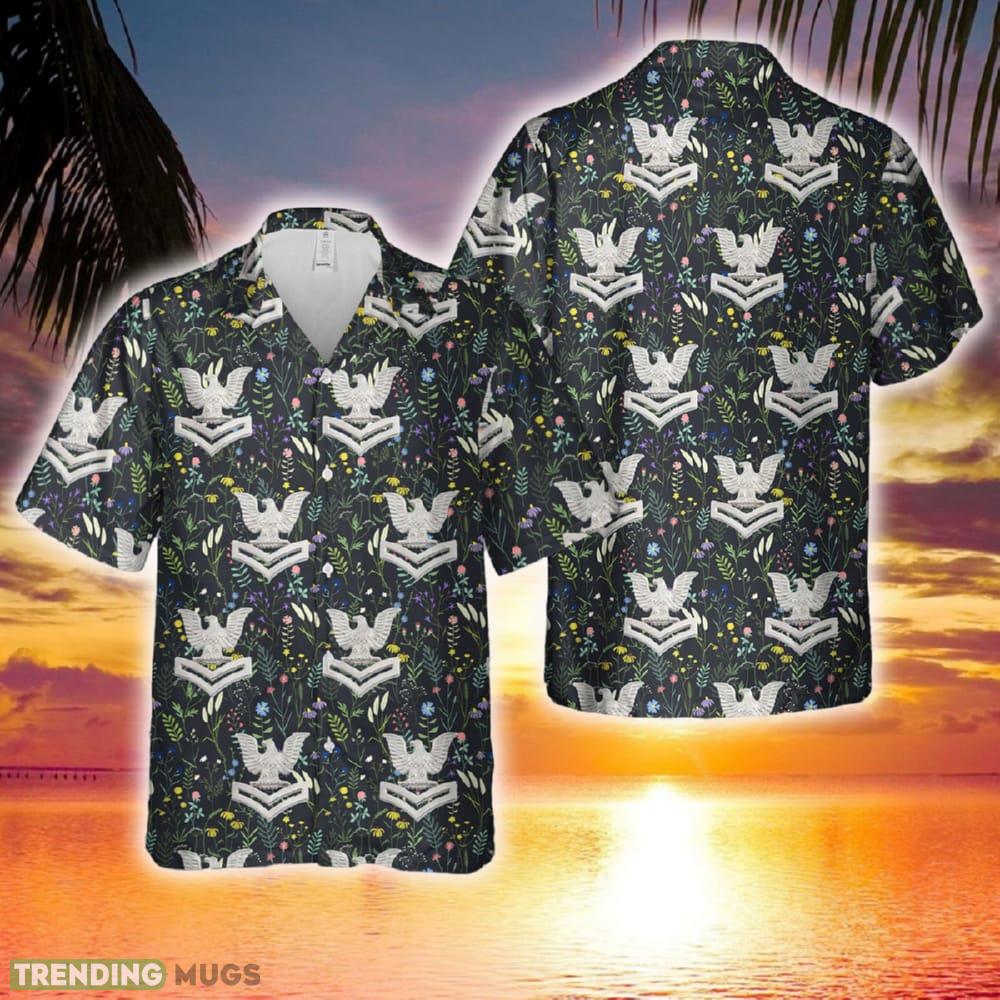 USN Cap Device Silver E-5 Petty Officer 2nd Class Hawaiian Shirt - USN Cap Device Silver E-5 Petty Officer 2nd Class Hawaiian Shirt USN Cap Device Silver E-5 Petty Officer 2nd Class Hawaiian Shirt - USN Cap Device Silver E-5 Petty Officer 2nd Class Hawaiian Shirt