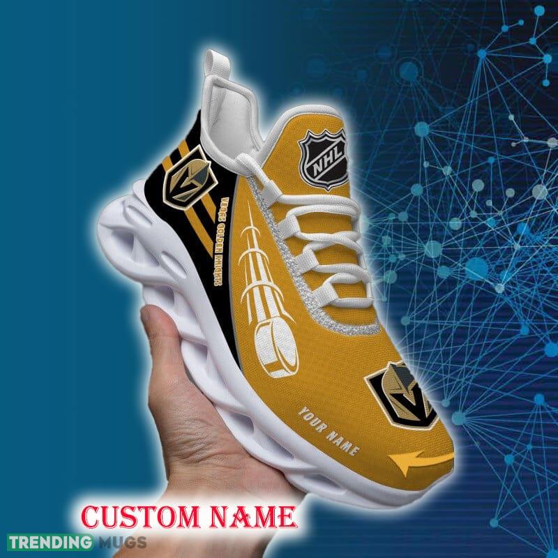 Vegas Golden Knights Sports Shoes Custom Name Fans Gift Max Soul Sneakers New Ideas - Vegas Golden Knights Chunky Sneakers Personalized_1