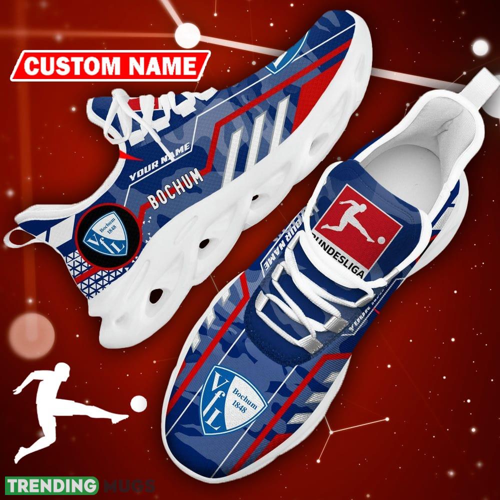 VfL Bochum Logo Running Sneakers Camo Blue Max Soul Shoes Custom Name - VfL Bochum Logo Camo Chunky Sneakers Triangle Pattern Max Soul Shoes Photo 17 VfL Bochum Logo Running Sneakers Camo Blue Max Soul Shoes Custom Name - VfL Bochum Logo Camo Chunky Sneakers Triangle Pattern Max Soul Shoes Photo 17