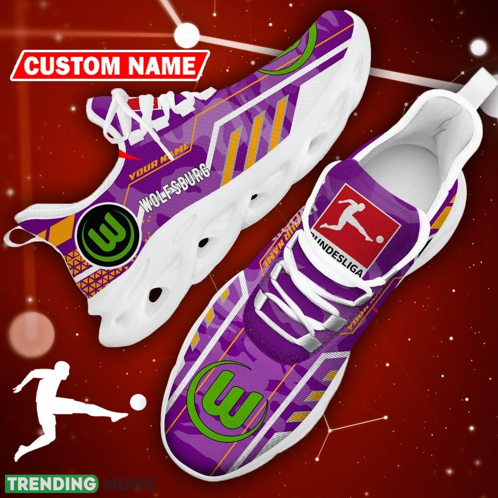 VfL Wolfsburg Logo Chunky Sneakers Camo Purple Max Soul Shoes Custom Name - VfL Wolfsburg Logo Camo Chunky Sneakers Triangle Pattern Max Soul Shoes Photo 18 VfL Wolfsburg Logo Chunky Sneakers Camo Purple Max Soul Shoes Custom Name - VfL Wolfsburg Logo Camo Chunky Sneakers Triangle Pattern Max Soul Shoes Photo 18
