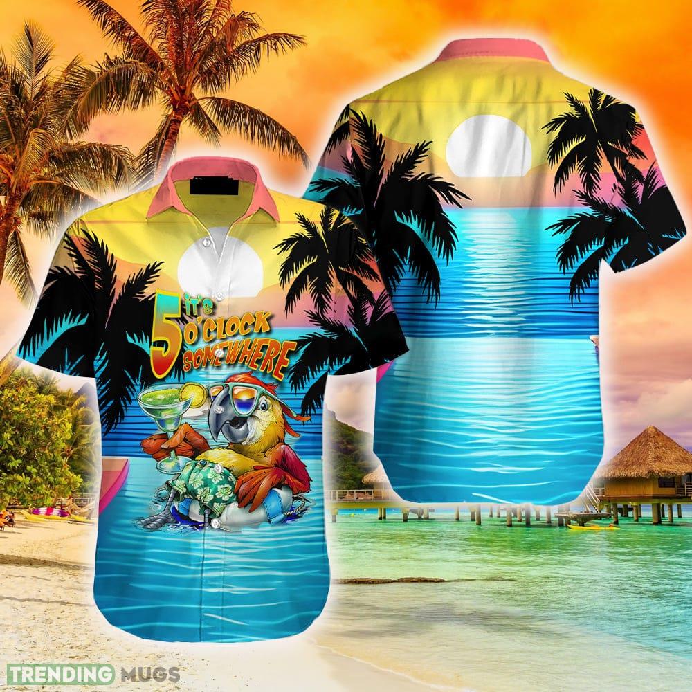 Vintage It's 5 O'clock Hawaiian Shirt Summer For Men And Women Hawaiian Shirt Vintage It's 5 O'clock Hawaiian Shirt Summer For Men And Women Hawaiian Shirt