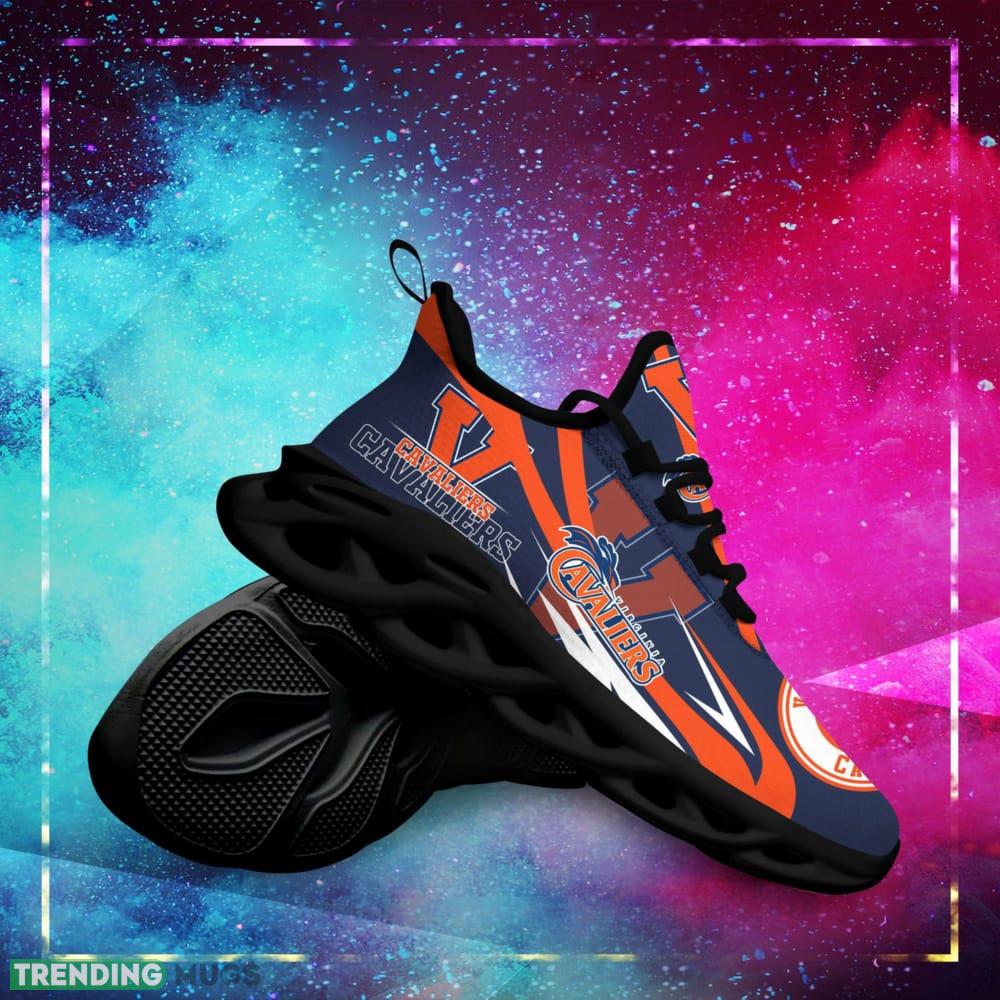Virginia Cavaliers Logo Line Pattern Custom Name 3D Max Soul Sneaker Shoes Max Soul Virginia Cavaliers Logo Line Pattern Custom Name 3D Max Soul Sneaker Shoes Max Soul