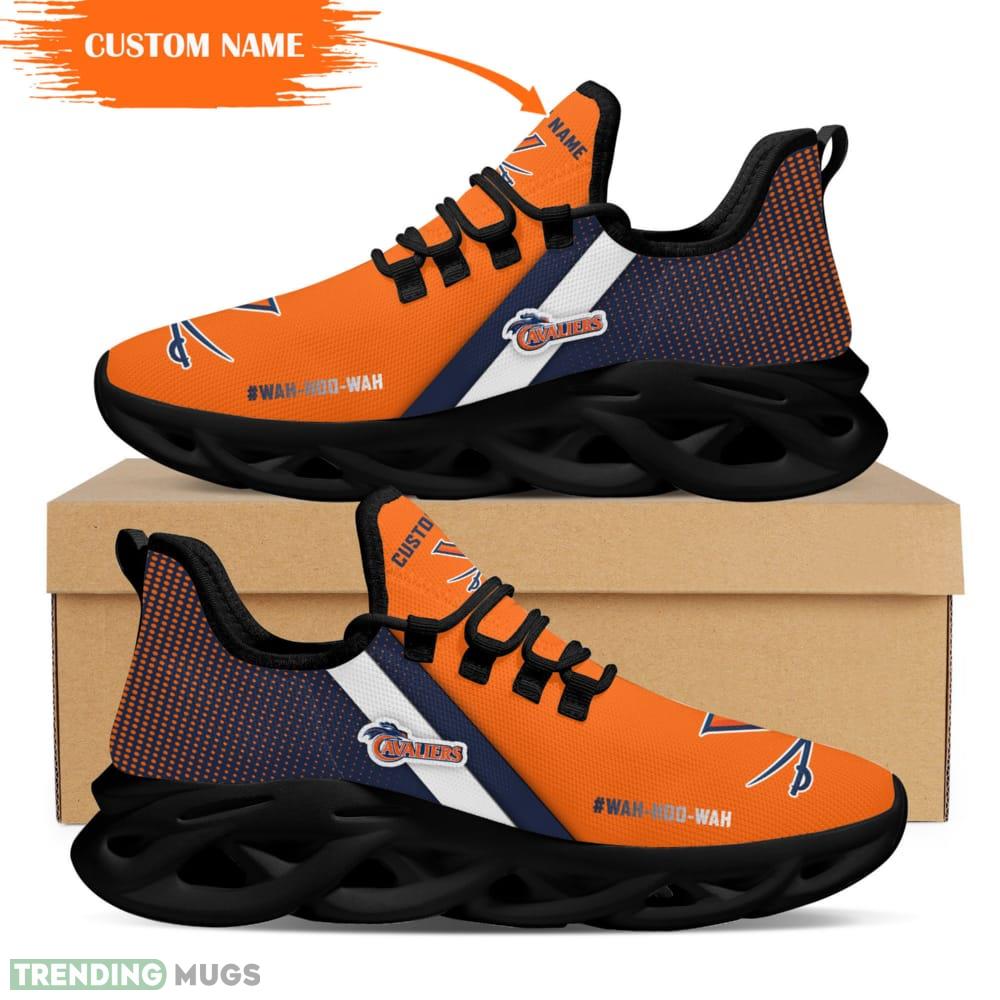 Virginia Cavaliers Logo Pattern Custom Name 3D Max Soul Sneaker Shoes Max Soul Virginia Cavaliers Logo Pattern Custom Name 3D Max Soul Sneaker Shoes Max Soul