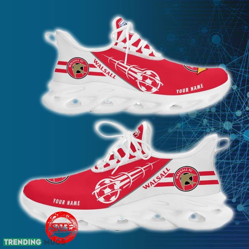 Walsall FC Sports Shoes Custom Name Fans Gift Max Soul Sneakers New Ideas Max Soul Walsall FC Sports Shoes Custom Name Fans Gift Max Soul Sneakers New Ideas Max Soul