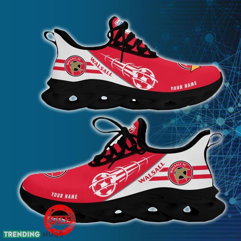 Walsall FC Sports Shoes Custom Name Fans Gift Max Soul Sneakers New Ideas Max Soul Walsall FC Sports Shoes Custom Name Fans Gift Max Soul Sneakers New Ideas Max Soul