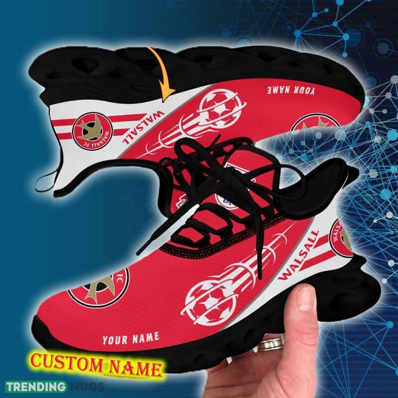 Walsall FC Sports Shoes Custom Name Fans Gift Max Soul Sneakers New Ideas Max Soul Walsall FC Sports Shoes Custom Name Fans Gift Max Soul Sneakers New Ideas Max Soul