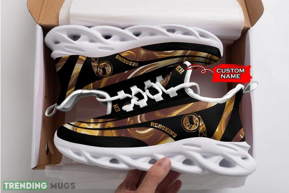 Washington Redskins Logo Color Stripe Pattern Custom Name 3D Max Soul Sneaker Shoes - Washington Redskins Logo Color Stripe Pattern Custom Name 3D Max Soul Sneaker Shoes_1 Washington Redskins Logo Color Stripe Pattern Custom Name 3D Max Soul Sneaker Shoes - Washington Redskins Logo Color Stripe Pattern Custom Name 3D Max Soul Sneaker Shoes_1