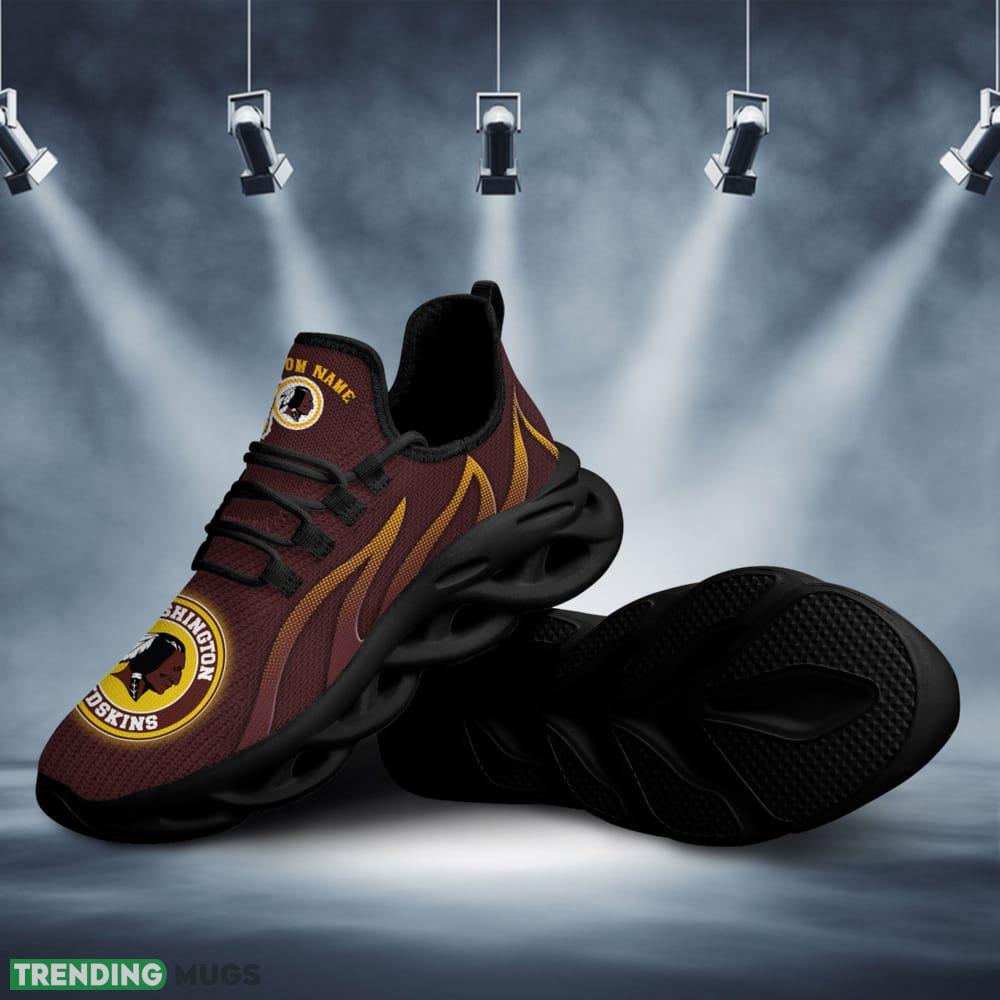 Washington Redskins Logo Fire Pattern Custom Name 3D Max Soul Sneaker Shoes - Washington Redskins Logo Fire Pattern Custom Name 3D Max Soul Sneaker Shoes_1 Washington Redskins Logo Fire Pattern Custom Name 3D Max Soul Sneaker Shoes - Washington Redskins Logo Fire Pattern Custom Name 3D Max Soul Sneaker Shoes_1