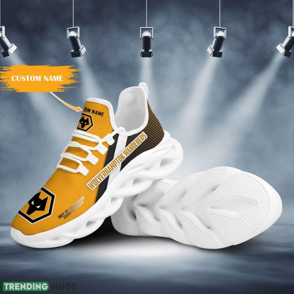Wolverhampton Wanderers Logo Pattern Custom Name 3D Max Soul Sneaker Shoes - Wolverhampton Wanderers Logo Pattern Custom Name 3D Max Soul Sneaker Shoes_1 Wolverhampton Wanderers Logo Pattern Custom Name 3D Max Soul Sneaker Shoes - Wolverhampton Wanderers Logo Pattern Custom Name 3D Max Soul Sneaker Shoes_1