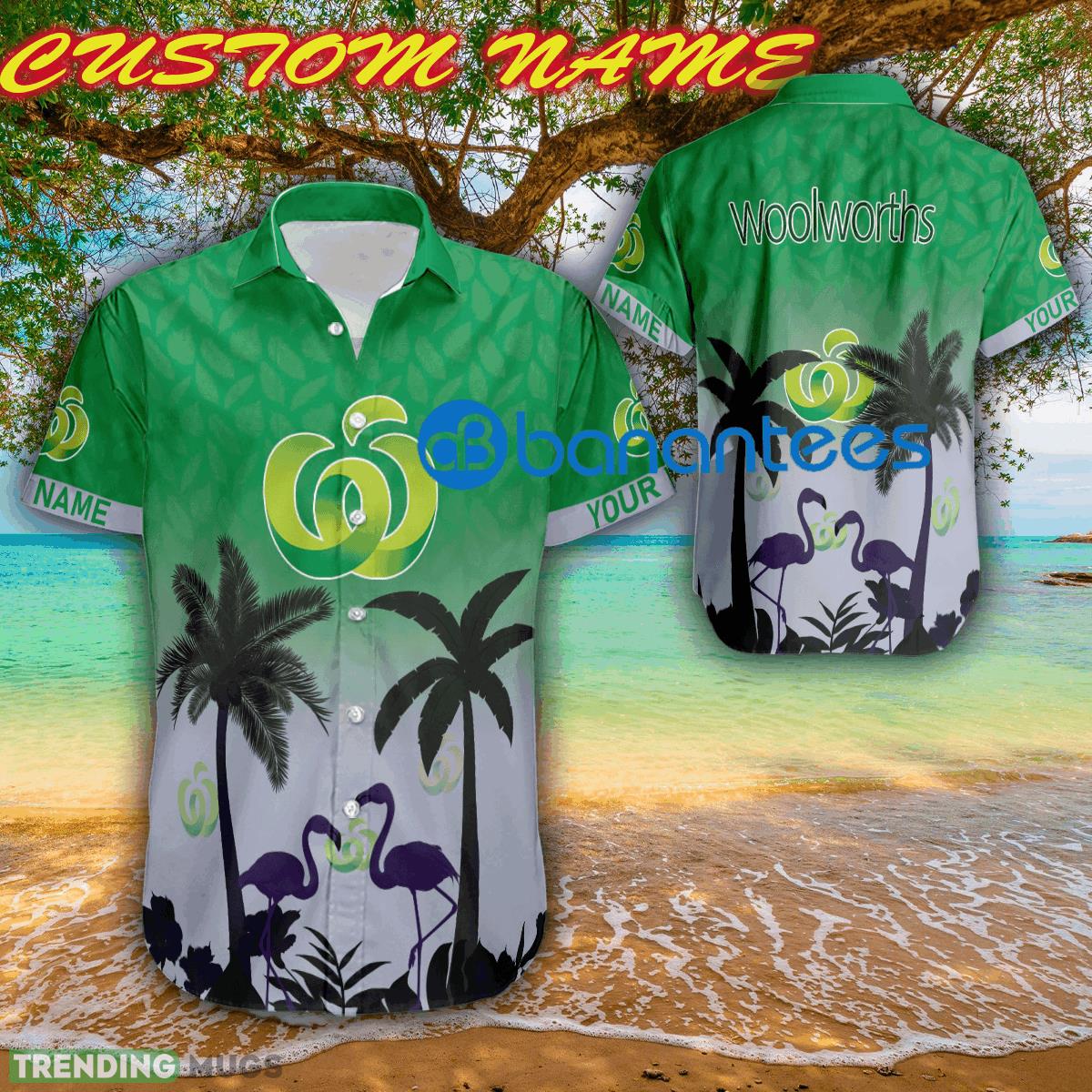 WOOLWORTHS Best Logo Aloha Hawaiian Shirt For Men And Women Custom Name - WOOLWORTHS Best Logo Aloha Hawaiian Shirt For Men And Women Custom Name