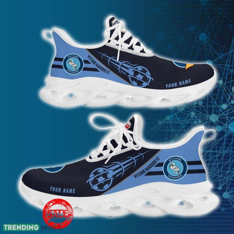 Wycombe Wanderers FC Sports Shoes Custom Name Fans Gift Max Soul Sneakers New Ideas Max Soul Wycombe Wanderers FC Sports Shoes Custom Name Fans Gift Max Soul Sneakers New Ideas Max Soul