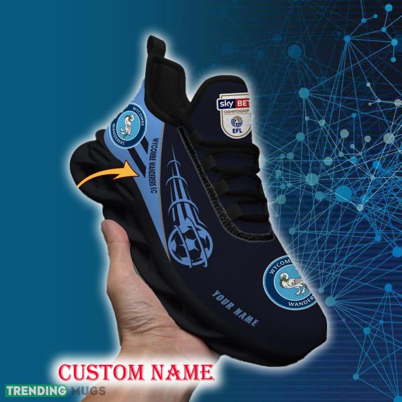 Wycombe Wanderers FC Sports Shoes Custom Name Fans Gift Max Soul Sneakers New Ideas Max Soul Wycombe Wanderers FC Sports Shoes Custom Name Fans Gift Max Soul Sneakers New Ideas Max Soul