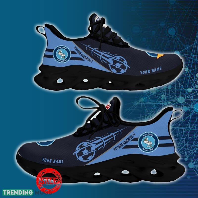 Wycombe Wanderers FC Sports Shoes Custom Name Fans Gift Max Soul Sneakers New Ideas Max Soul Wycombe Wanderers FC Sports Shoes Custom Name Fans Gift Max Soul Sneakers New Ideas Max Soul