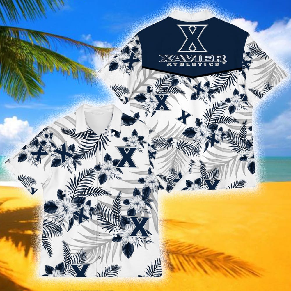 Xavier Musketeers Musketeers Sports American Tropical Patterns Club Trending Summer 3D Hawaiian Shirt For Fans Men And Women Gift - 250124-091053 Xavier Musketeers Musketeers Sports American Tropical Patterns Club Trending Summer 3D Hawaiian Shirt For Fans Men And Women Gift - 250124-091053