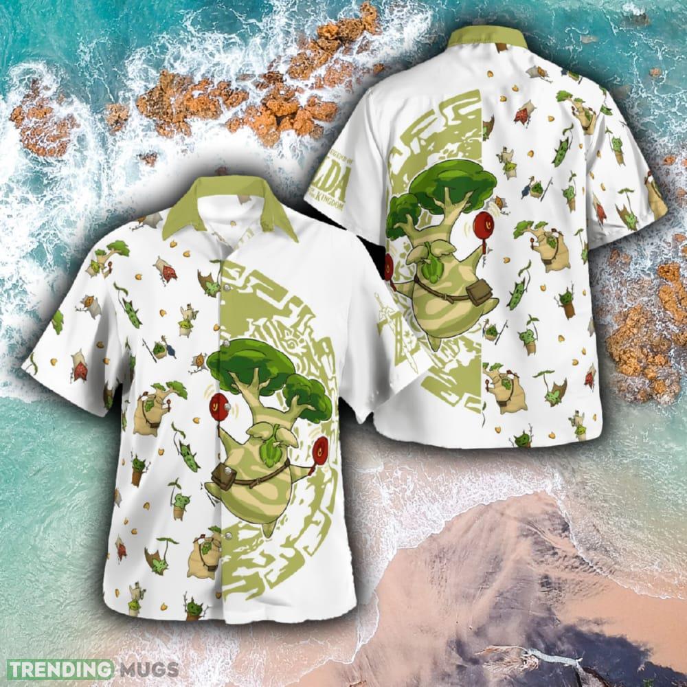 Zelda Majora And Korok Island 3D Hawaiian Shirt And Short Combo For Men And Women - Zelda Majora And Korok Hawaiian Shirt_1