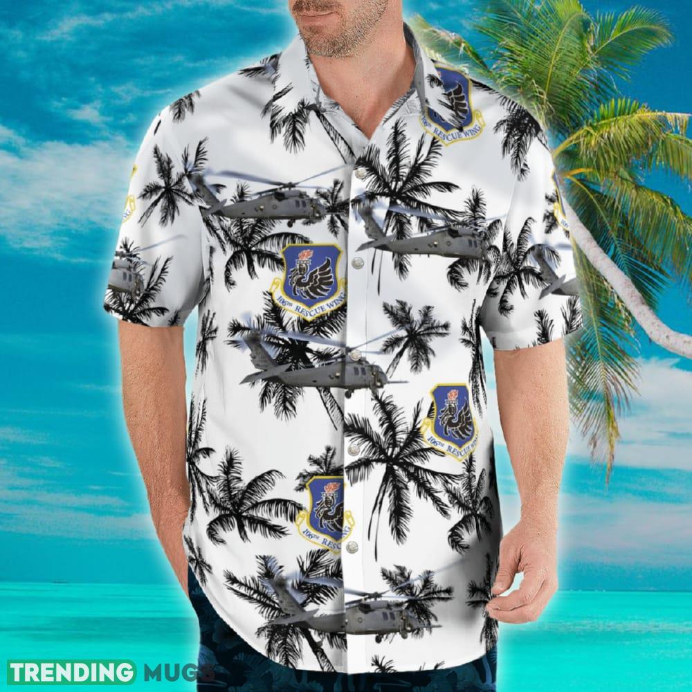 106th Rescue Wing (106th RQW) New York Air National Guard Hawaiian Shirt Hawaiian Shirt 106th Rescue Wing (106th RQW) New York Air National Guard Hawaiian Shirt Hawaiian Shirt