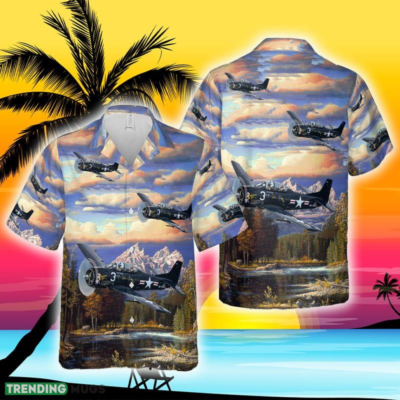 1957 North American T28 Trojan T28C Hawaiian Shirt - 1957 North American T28 Trojan T28C Hawaiian Shirt 1957 North American T28 Trojan T28C Hawaiian Shirt - 1957 North American T28 Trojan T28C Hawaiian Shirt