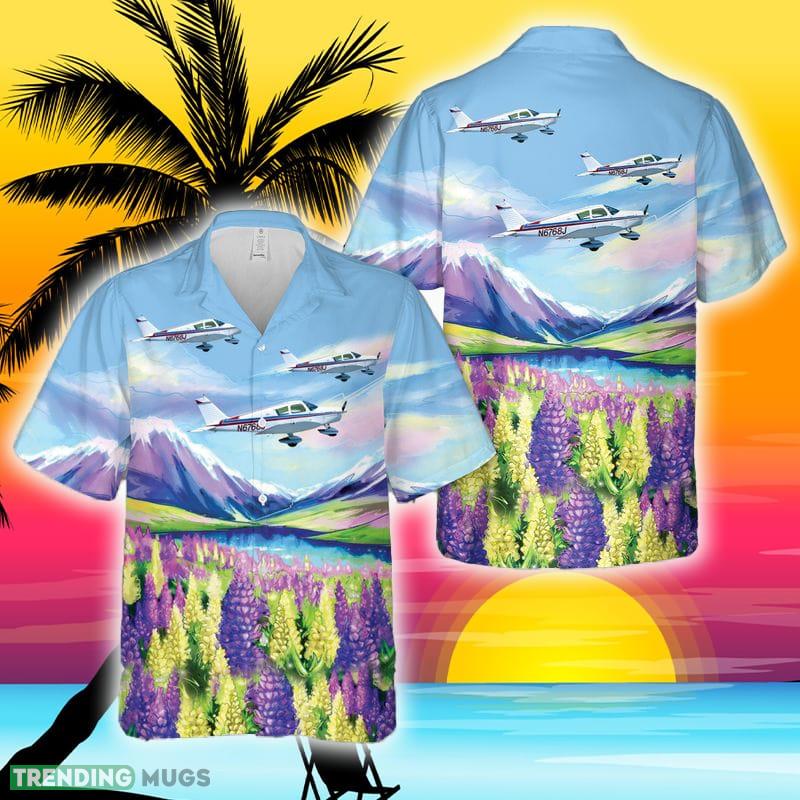 1968 Piper Cherokee PA28-140 Hawaiian Shirt - 1968 Piper Cherokee PA28-140 Hawaiian Shirt