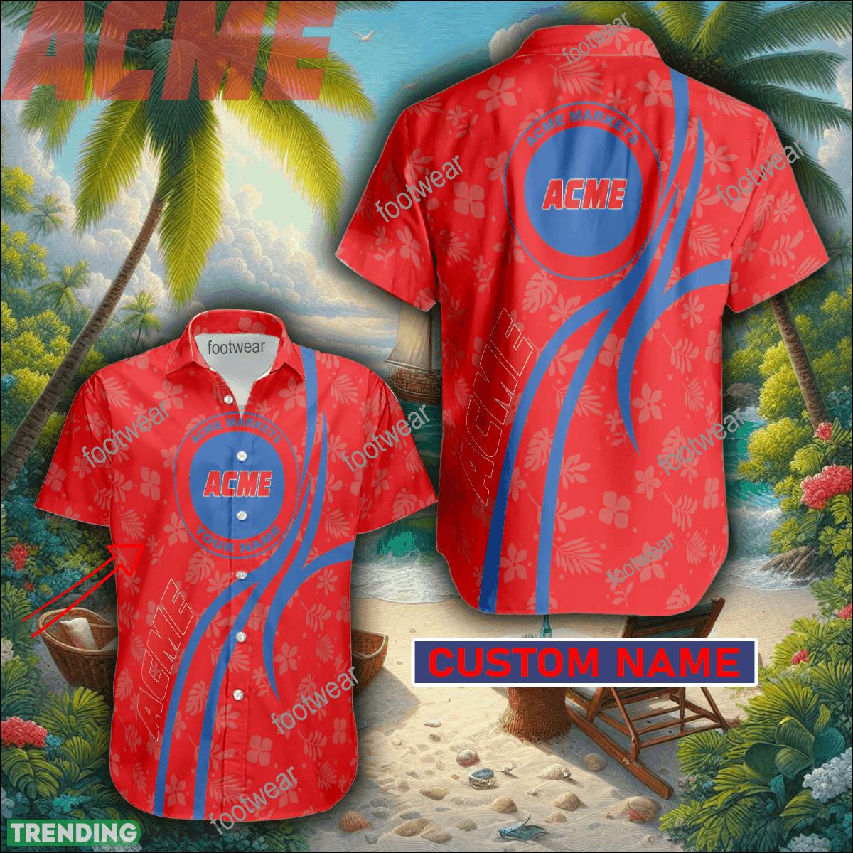 Acme Markets 3D Hawaiian Shirt Logo Brand Custom Name Gift Beach - Acme Markets 3D Hawaiian Shirt Logo Brand Custom Name Gift Beach Acme Markets 3D Hawaiian Shirt Logo Brand Custom Name Gift Beach - Acme Markets 3D Hawaiian Shirt Logo Brand Custom Name Gift Beach
