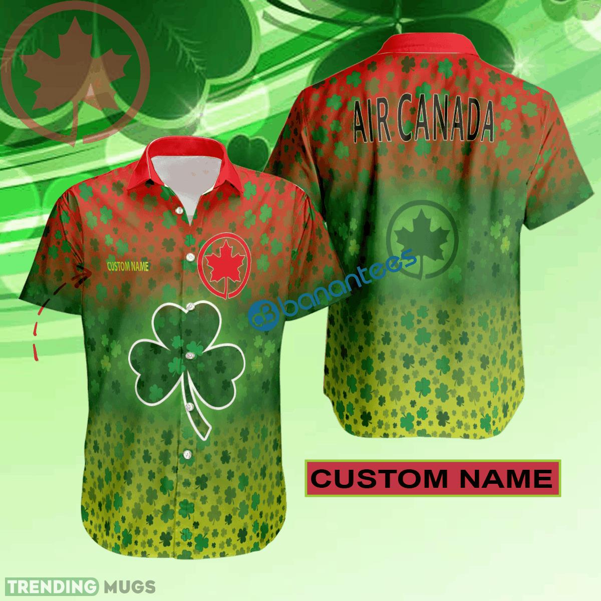 Air Canada Hawaiian Shirt Logo Brand Design Patrick Day Custom Name - Air Canada Hawaiian Shirt Logo Brand Design Patrick Day Custom Name Air Canada Hawaiian Shirt Logo Brand Design Patrick Day Custom Name - Air Canada Hawaiian Shirt Logo Brand Design Patrick Day Custom Name