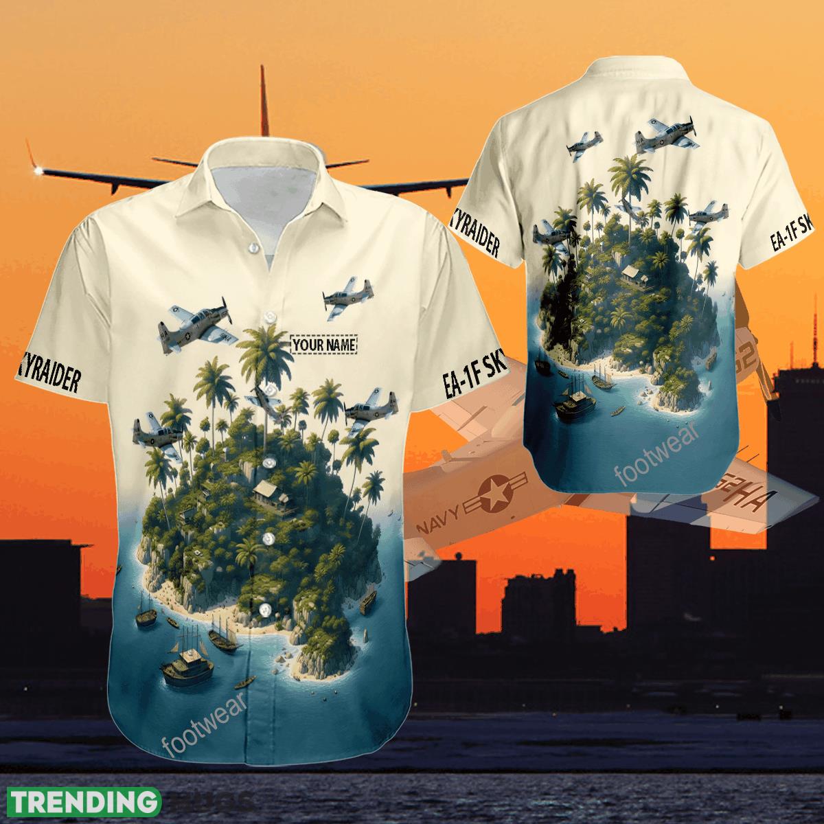 Aircraft Island EA-1F Skyraider Hawaiian Shirt Hot Trending For Summer Custom Name Gift - Aircraft Island EA-1F Skyraider Hawaiian Shirt Hot Trending For Summer Custom Name Gift Aircraft Island EA-1F Skyraider Hawaiian Shirt Hot Trending For Summer Custom Name Gift - Aircraft Island EA-1F Skyraider Hawaiian Shirt Hot Trending For Summer Custom Name Gift