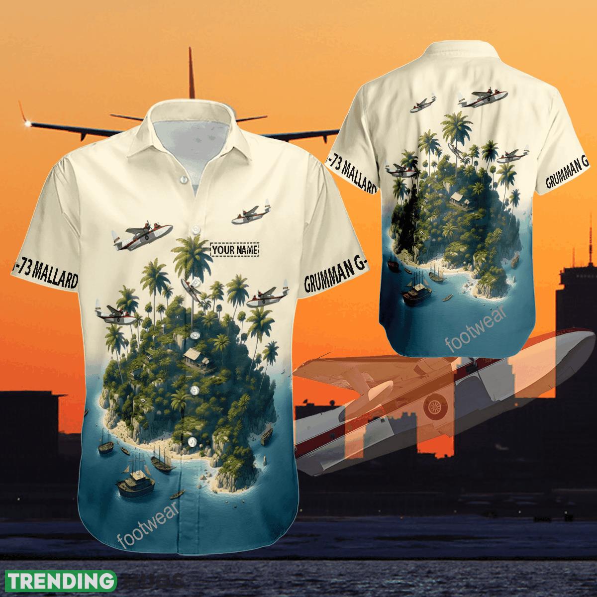 Aircraft Island Grumman G-73 Mallard Hawaiian Shirt Hot Trending For Summer Custom Name Gift - Aircraft Island Grumman G-73 Mallard Hawaiian Shirt Hot Trending For Summer Custom Name Gift Aircraft Island Grumman G-73 Mallard Hawaiian Shirt Hot Trending For Summer Custom Name Gift - Aircraft Island Grumman G-73 Mallard Hawaiian Shirt Hot Trending For Summer Custom Name Gift