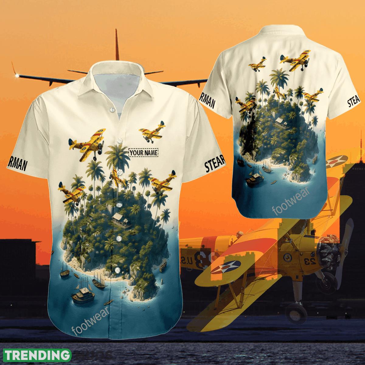 Aircraft Island Stearman Hawaiian Shirt Hot Trending For Summer Custom Name Gift - Aircraft Island Stearman Hawaiian Shirt Hot Trending For Summer Custom Name Gift Aircraft Island Stearman Hawaiian Shirt Hot Trending For Summer Custom Name Gift - Aircraft Island Stearman Hawaiian Shirt Hot Trending For Summer Custom Name Gift