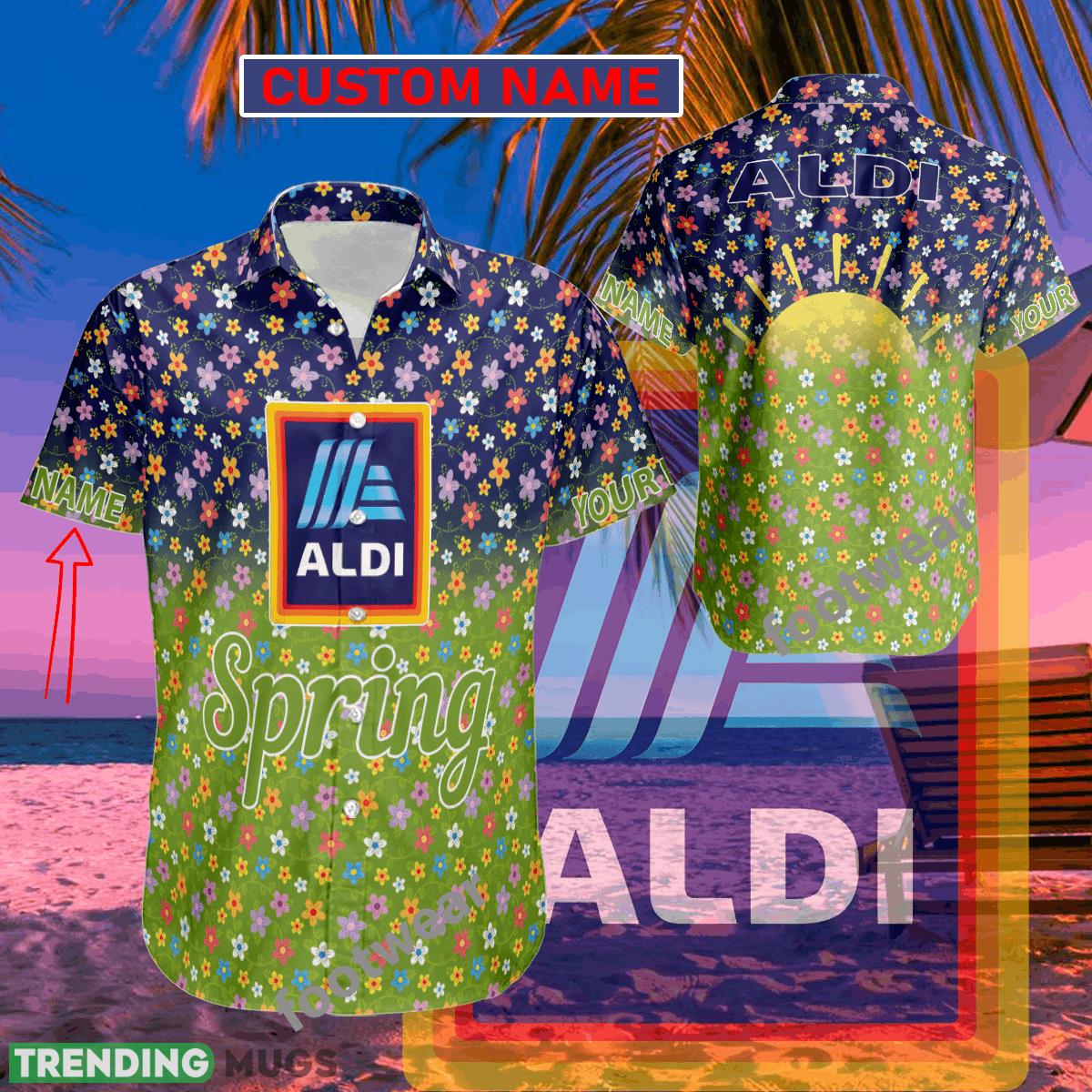 Aldi Logo Brand Hawaiian Shirt Spring Trending Summer Custom Name For Fans Gift - Aldi Logo Brand Hawaiian Shirt Spring Trending Summer Custom Name For Fans Gift Aldi Logo Brand Hawaiian Shirt Spring Trending Summer Custom Name For Fans Gift - Aldi Logo Brand Hawaiian Shirt Spring Trending Summer Custom Name For Fans Gift