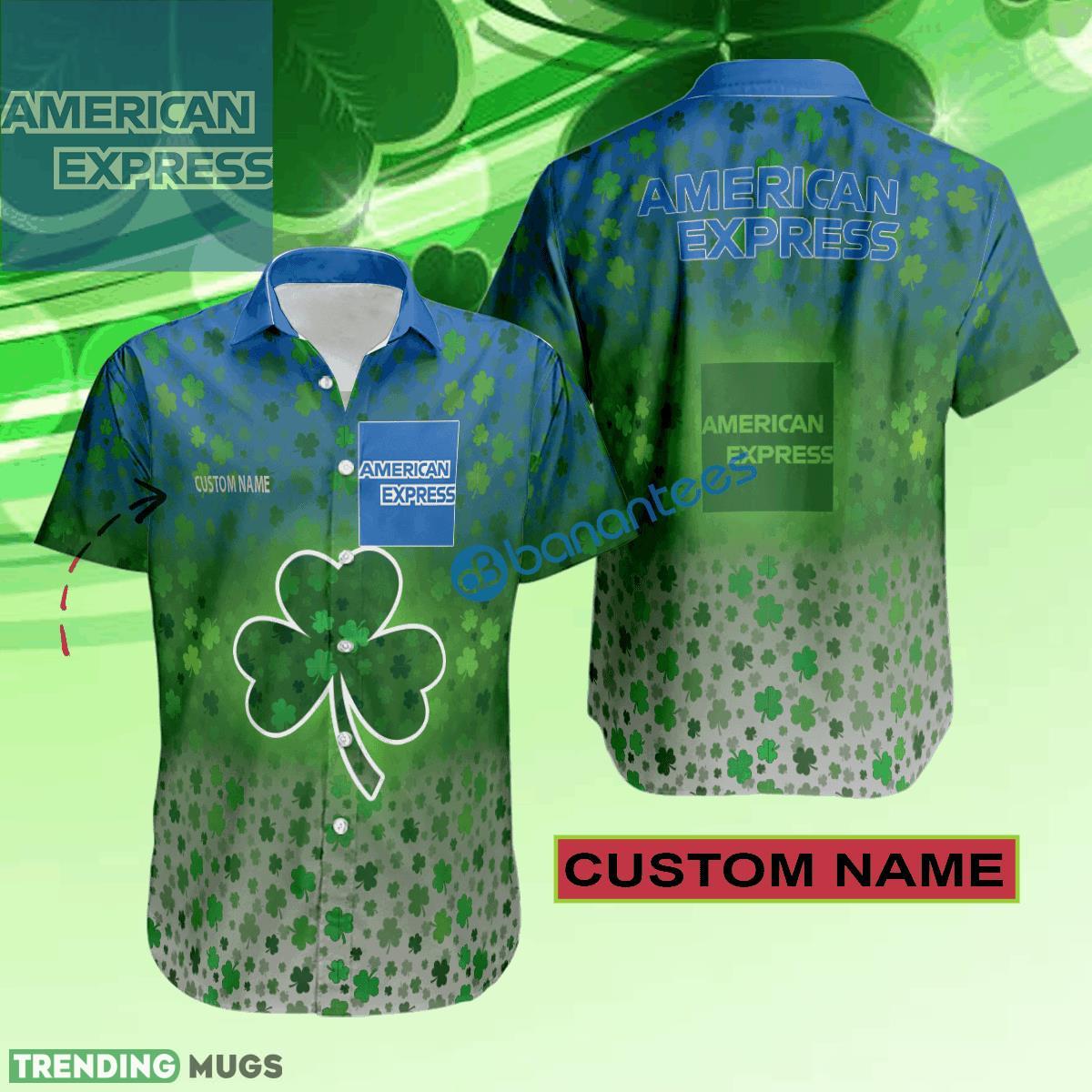 American Express Hawaiian Shirt Logo Brand Design Patrick Day Custom Name - American Express Hawaiian Shirt Logo Brand Design Patrick Day Custom Name American Express Hawaiian Shirt Logo Brand Design Patrick Day Custom Name - American Express Hawaiian Shirt Logo Brand Design Patrick Day Custom Name