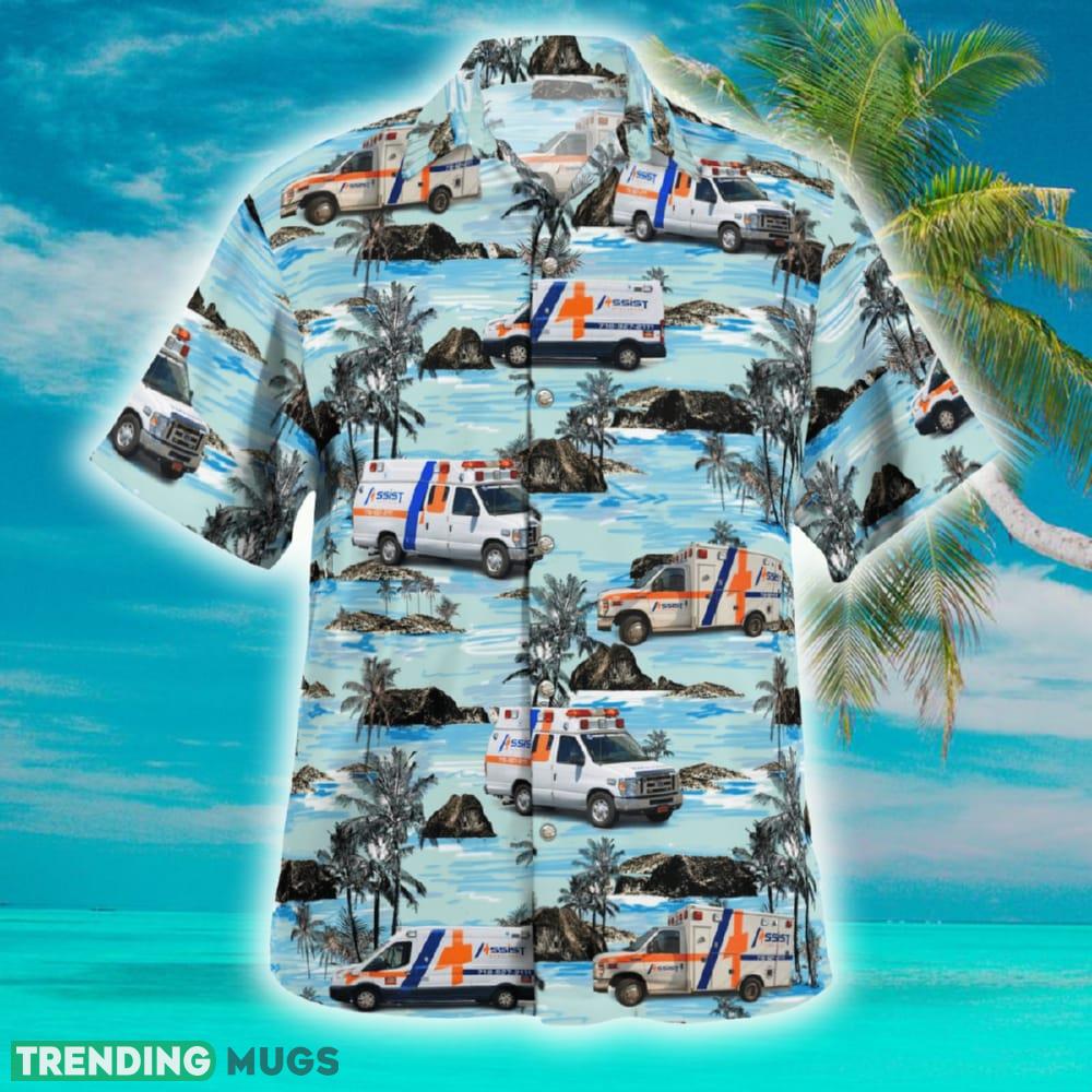 Assist Ambulance Brooklyn New York Hawaiian Shirt - Assist Ambulance Brooklyn New York Hawaiian Shirt_2