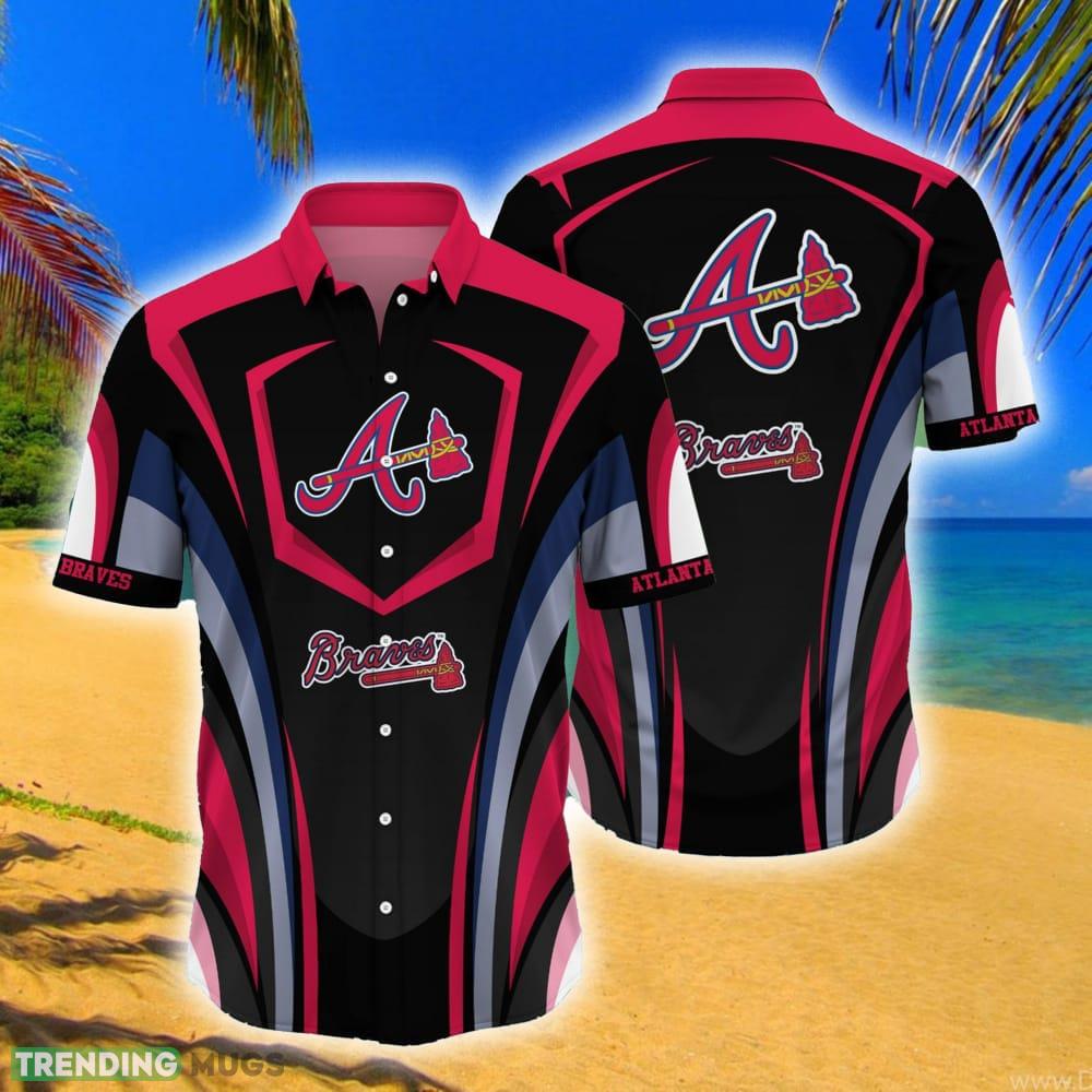 Atlanta Braves MLB Beach 3D Hawaiian Shirt For Men Women - Atlanta Braves MLB Beach 3D Hawaiian Shirt For Men Women