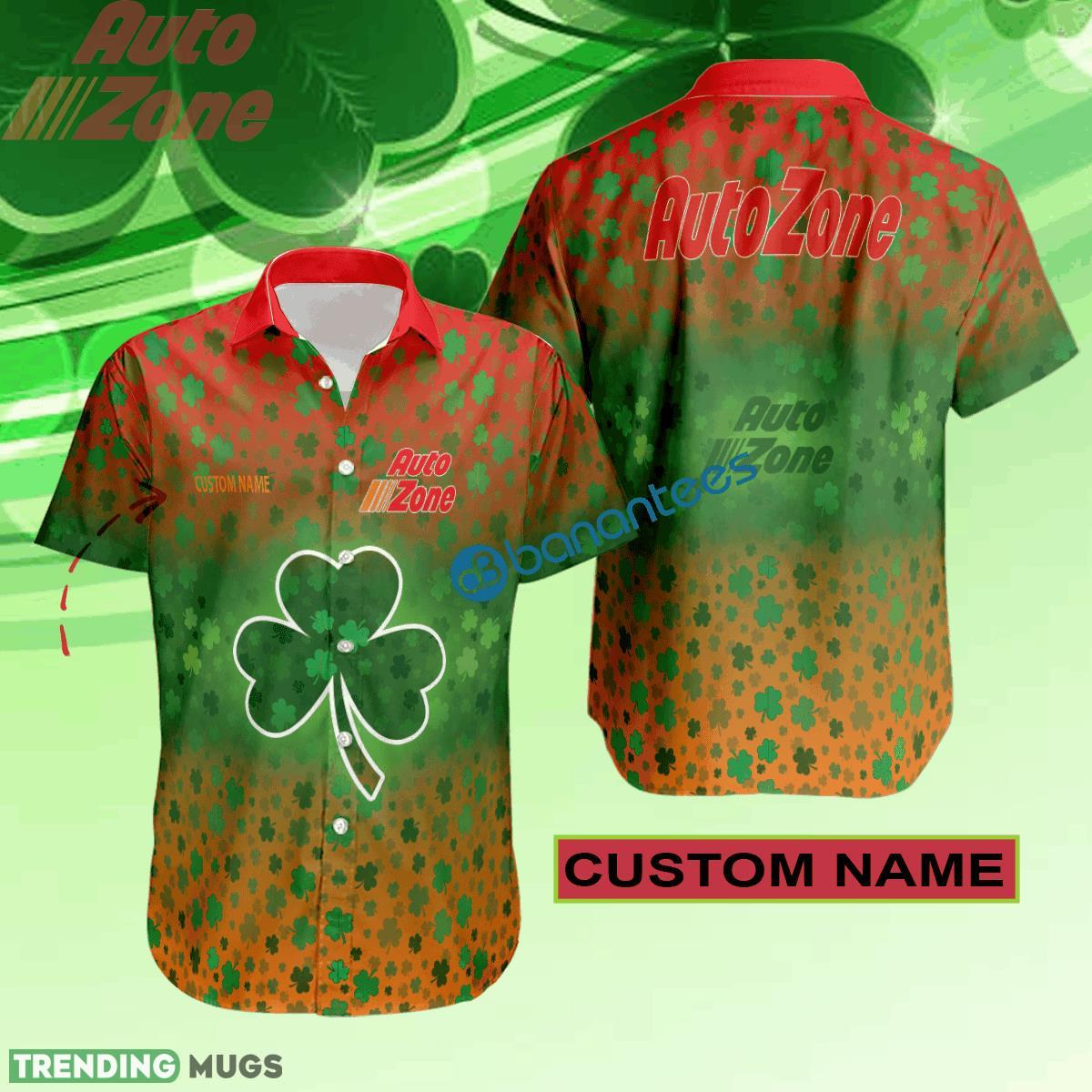 Autozone Hawaiian Shirt Logo Brand Design Patrick Day Custom Name - Autozone Hawaiian Shirt Logo Brand Design Patrick Day Custom Name Autozone Hawaiian Shirt Logo Brand Design Patrick Day Custom Name - Autozone Hawaiian Shirt Logo Brand Design Patrick Day Custom Name