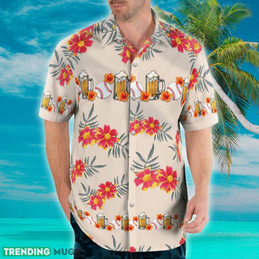 Baseball Beer Hawaiian Shirt Hawaiian Shirt Baseball Beer Hawaiian Shirt Hawaiian Shirt