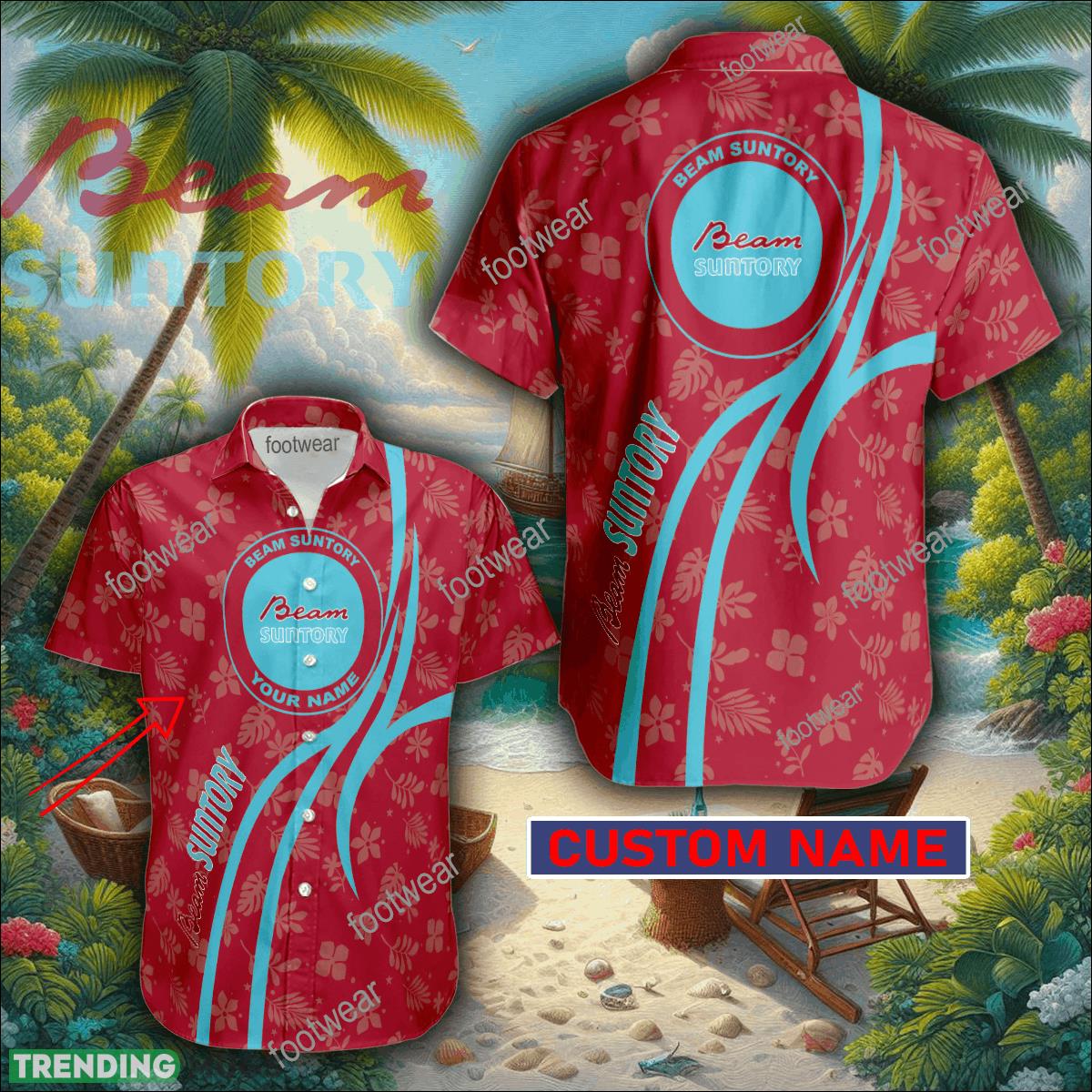 Beam Suntory 3D Hawaiian Shirt Logo Brand Custom Name Gift Beach - Beam Suntory 3D Hawaiian Shirt Logo Brand Custom Name Gift Beach Beam Suntory 3D Hawaiian Shirt Logo Brand Custom Name Gift Beach - Beam Suntory 3D Hawaiian Shirt Logo Brand Custom Name Gift Beach