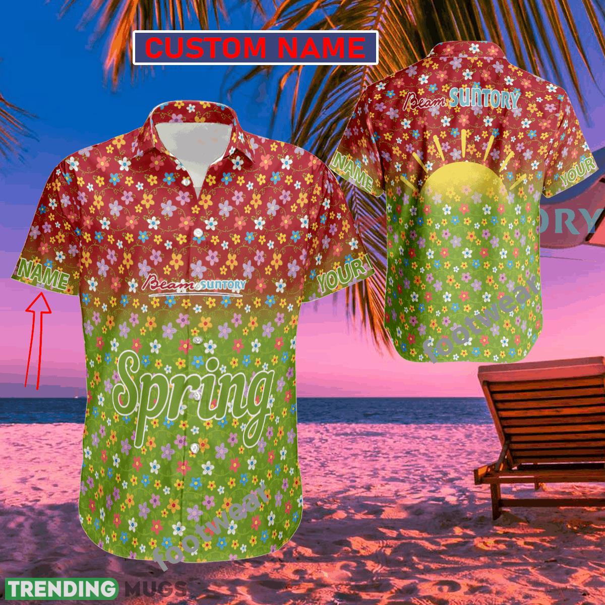 Beam Suntory Logo Brand Hawaiian Shirt Spring Trending Summer Custom Name For Fans Gift - Beam Suntory Logo Brand Hawaiian Shirt Spring Trending Summer Custom Name For Fans Gift Beam Suntory Logo Brand Hawaiian Shirt Spring Trending Summer Custom Name For Fans Gift - Beam Suntory Logo Brand Hawaiian Shirt Spring Trending Summer Custom Name For Fans Gift