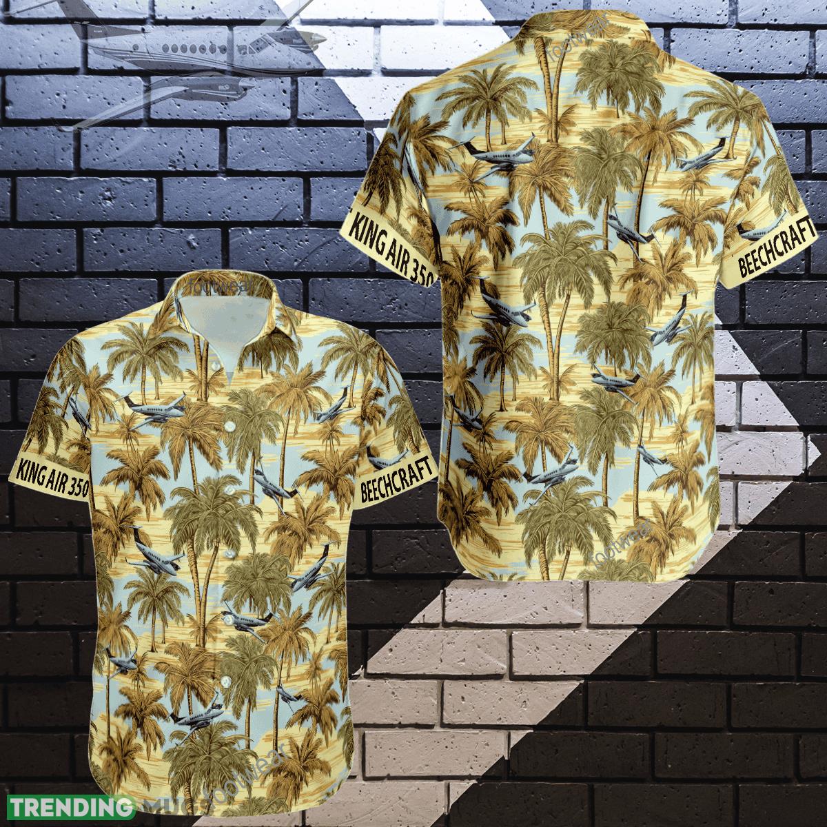 Beechcraft King Air 350 Palm Tree Islands Aircaft AOP Hawaiian Shirt For Men And Women - Beechcraft King Air 350 Palm Tree Islands Aircaft AOP Hawaiian Shirt For Men And Women Beechcraft King Air 350 Palm Tree Islands Aircaft AOP Hawaiian Shirt For Men And Women - Beechcraft King Air 350 Palm Tree Islands Aircaft AOP Hawaiian Shirt For Men And Women