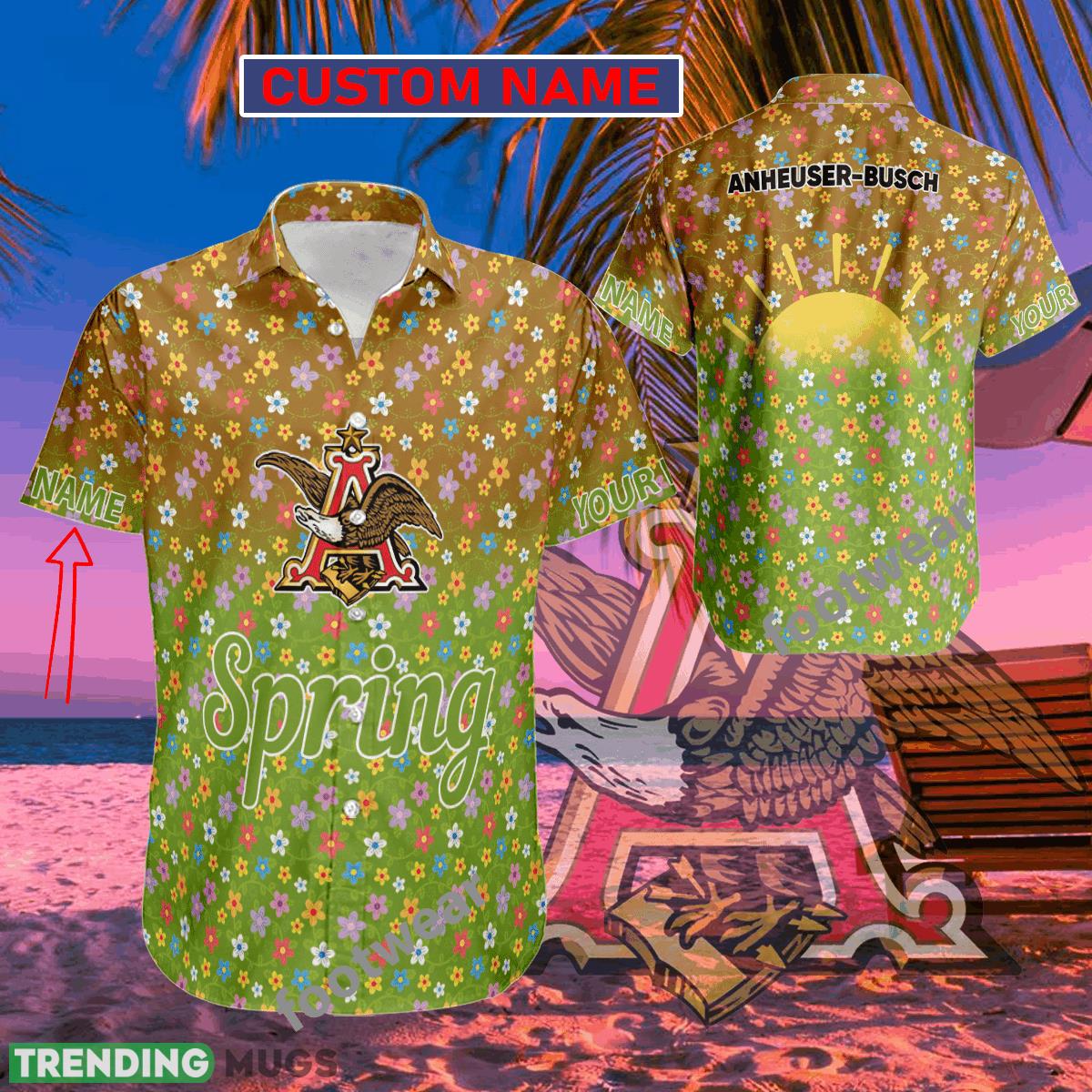 Beer Anheuser Busch Logo Brand Hawaiian Shirt Spring Trending Summer Custom Name For Fans Gift - Beer Anheuser Busch Logo Brand Hawaiian Shirt Spring Trending Summer Custom Name For Fans Gift Beer Anheuser Busch Logo Brand Hawaiian Shirt Spring Trending Summer Custom Name For Fans Gift - Beer Anheuser Busch Logo Brand Hawaiian Shirt Spring Trending Summer Custom Name For Fans Gift