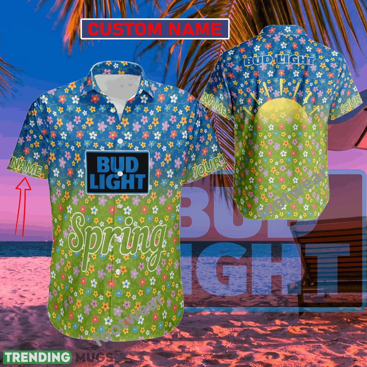 Beer Bud Light Logo Brand Hawaiian Shirt Spring Trending Summer Custom Name For Fans Gift - Beer Bud Light Logo Brand Hawaiian Shirt Spring Trending Summer Custom Name For Fans Gift Beer Bud Light Logo Brand Hawaiian Shirt Spring Trending Summer Custom Name For Fans Gift - Beer Bud Light Logo Brand Hawaiian Shirt Spring Trending Summer Custom Name For Fans Gift